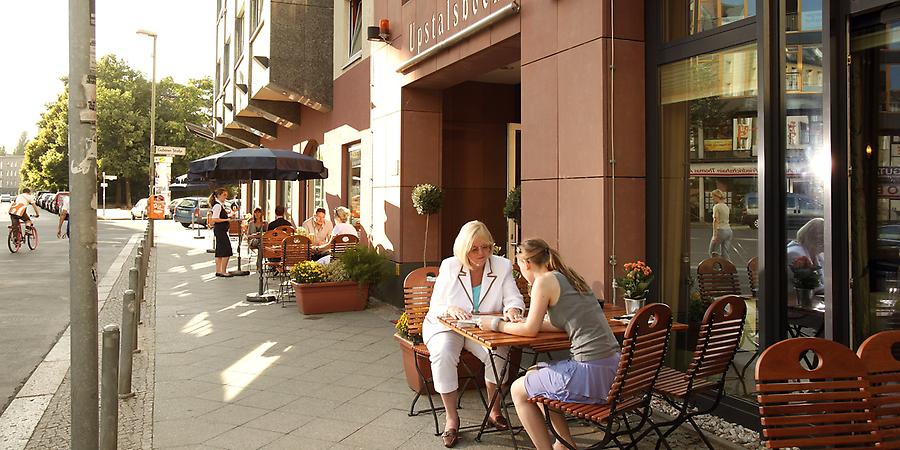 Ein Detail des Hotels UpstalsboomFriedrichshain