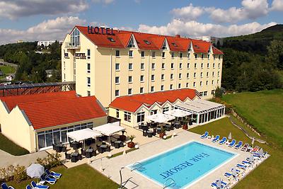 Seminarhotels und Weingarten  – Natur direkt vor der Haustüre! Teegarten im Fair Resort in Jena